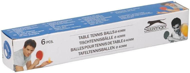 Slazenger, piłeczki do tenisa stołowego, białe, 6 szt.