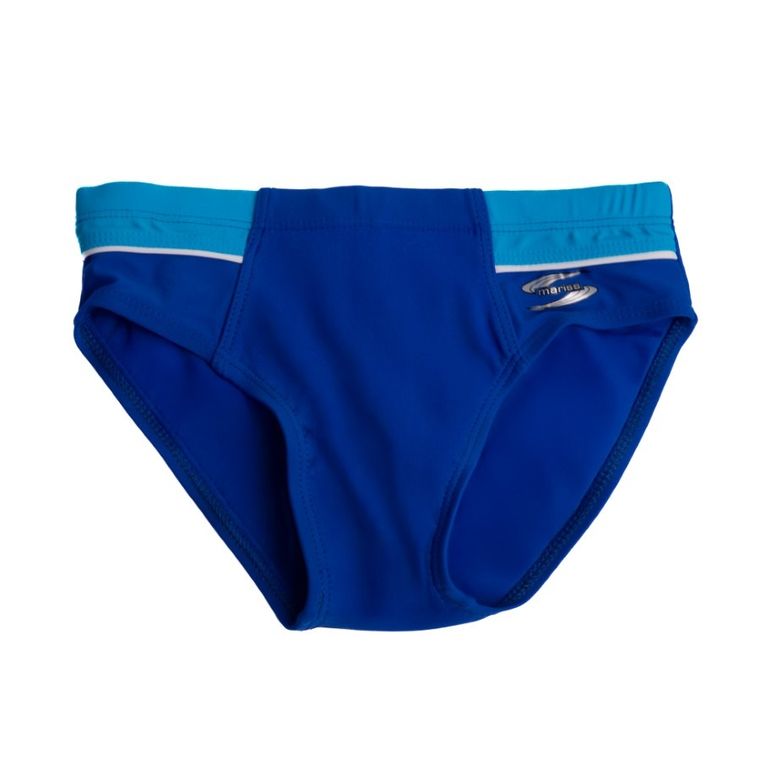 Slipki kąpielowe chłopięce, niebieskie, Mariss