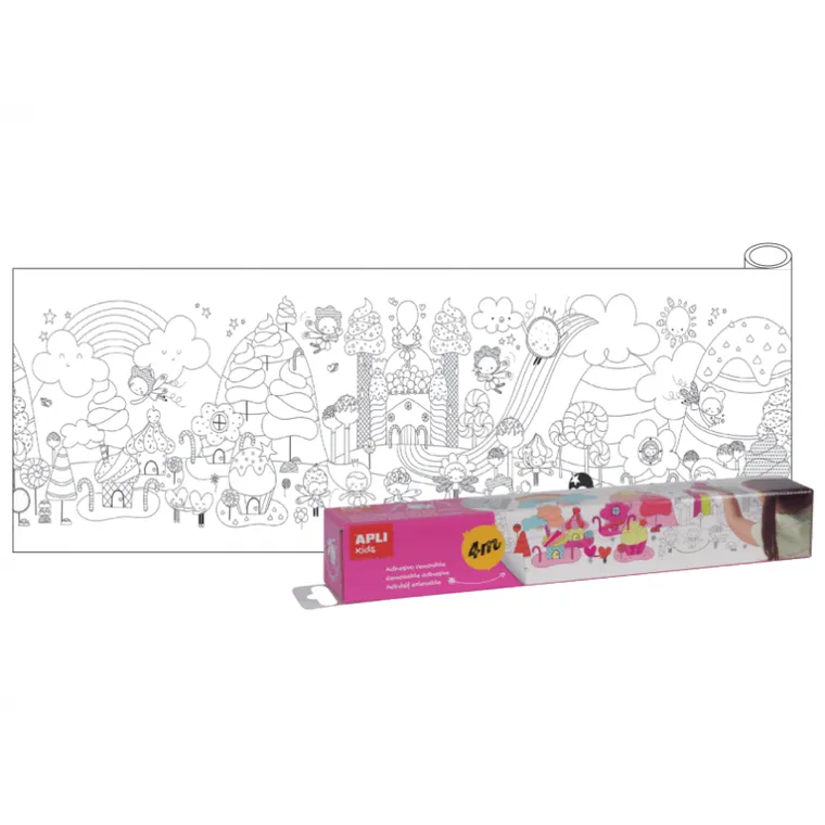 Słodki świat. Kolorowanka w rolce, 4 metry