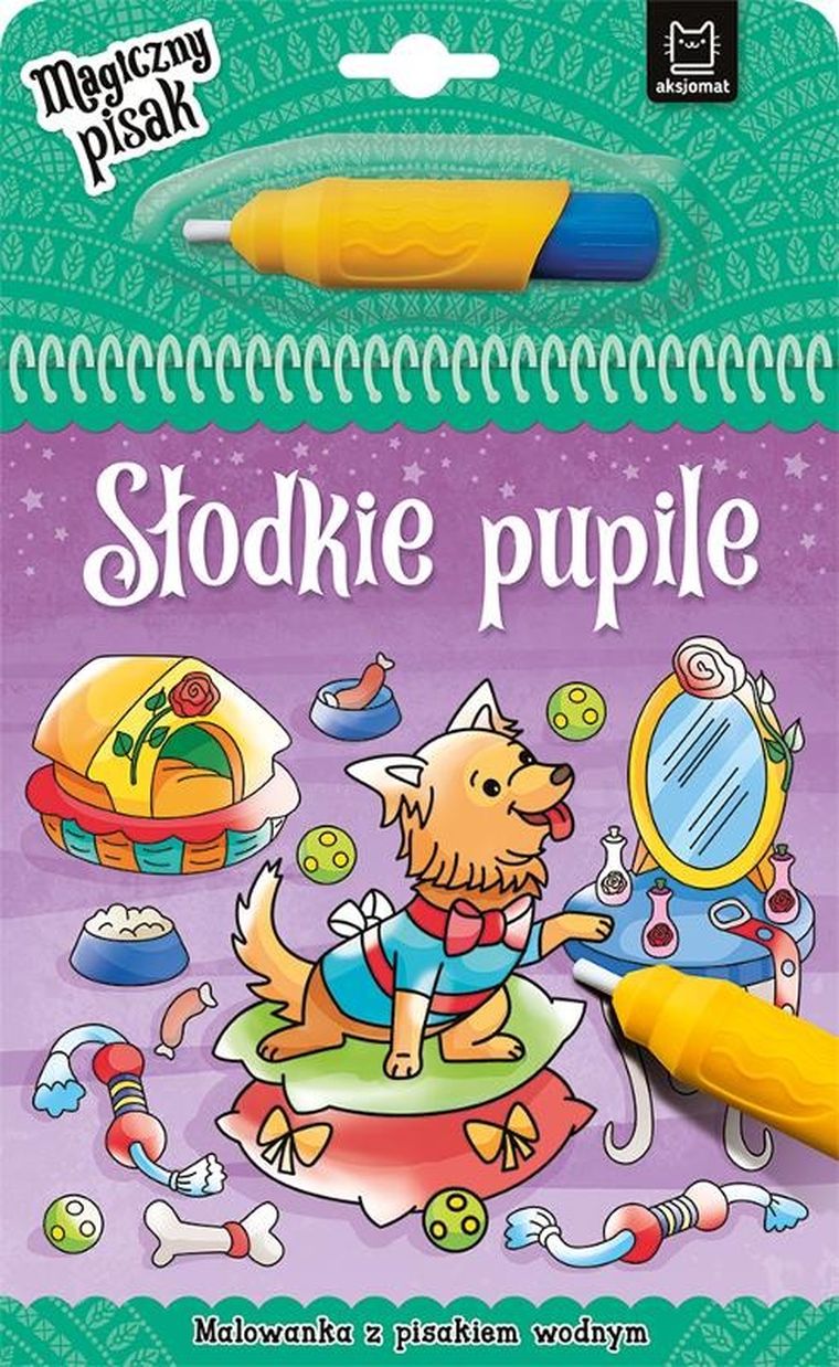 Słodkie Pupile. Malowanka z pisakiem wodnym