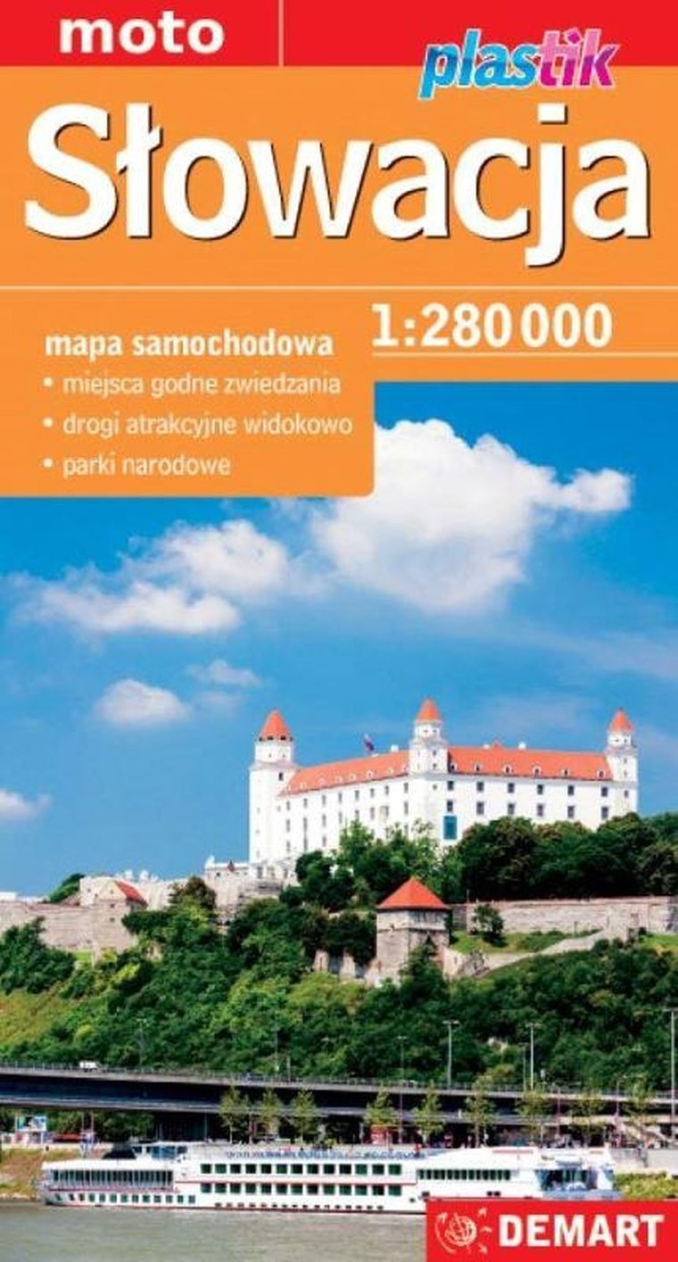Słowacja. Mapa samochodowa 1:280 000
