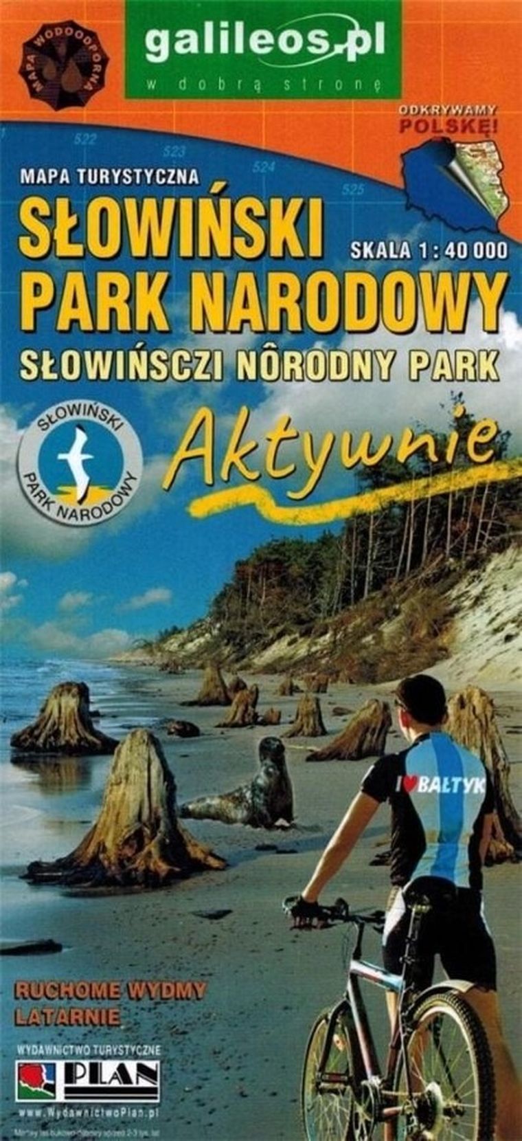 Słowiński Park Narodowy. Mapa turystyczna 1:40 000