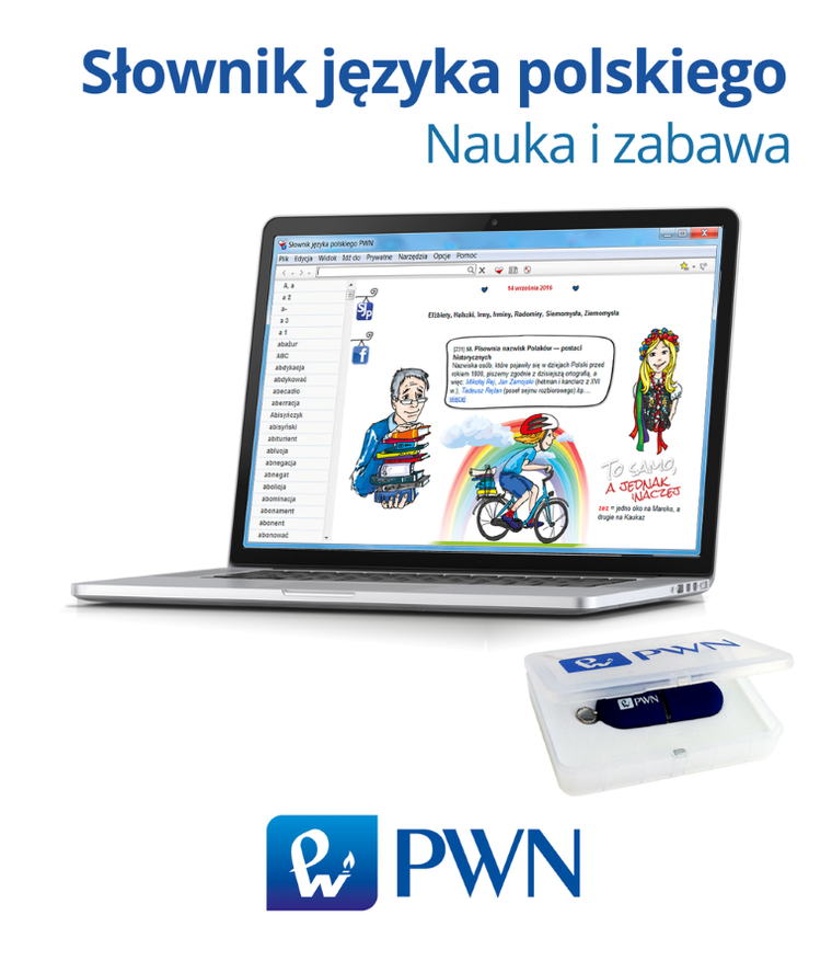 Słownik języka polskiego PWN. Nauka i zabawa. Pendrive