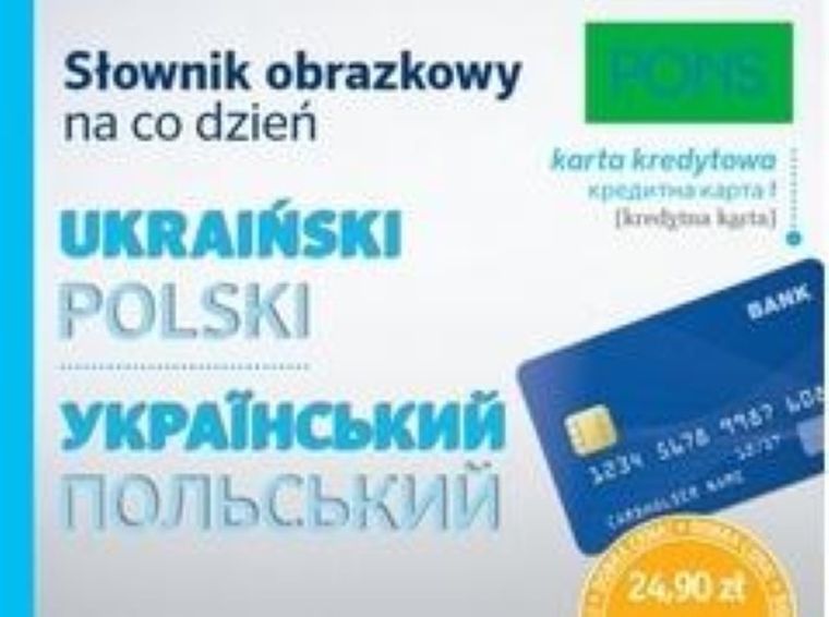 Słownik obrazkowy na co dzień ukraińsko-polskie