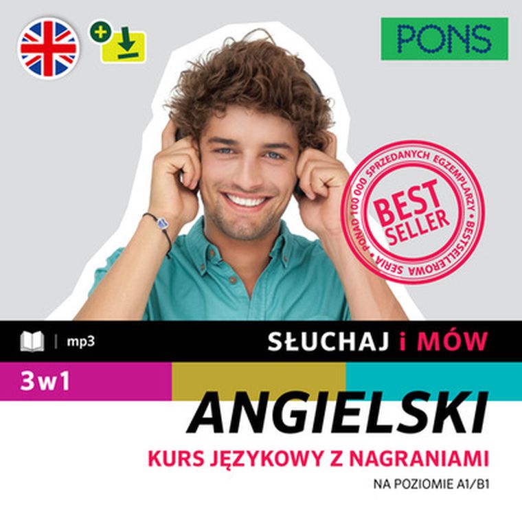 Słuchaj i mów. Angielski A1/B1 3w1