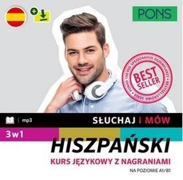 Słuchaj i mów. Hiszpański A1/B1 3w1