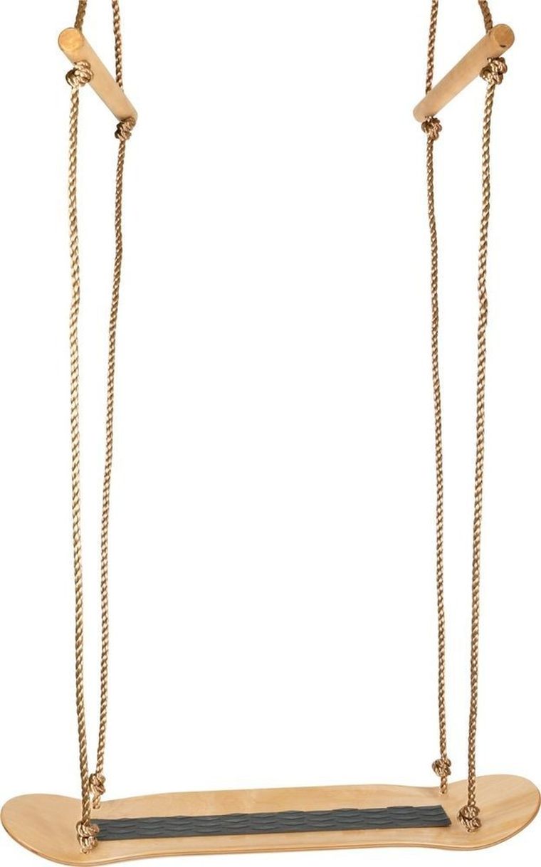 Small Foot, drewniana huśtawka, z deskorolką