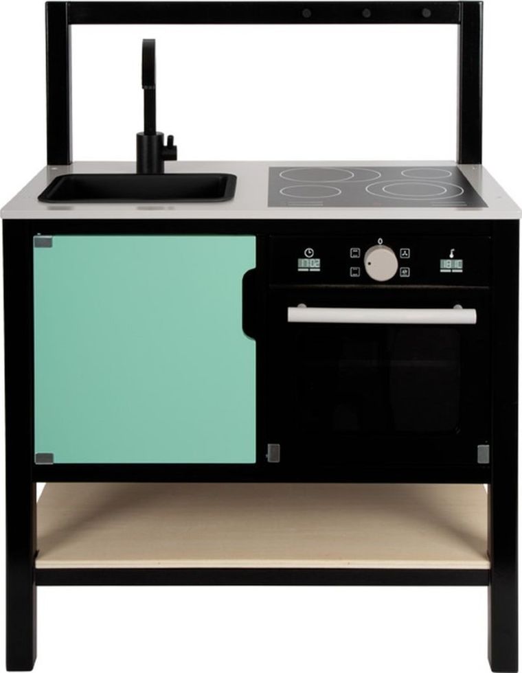 Small Foot, drewniana kuchnia industrialna