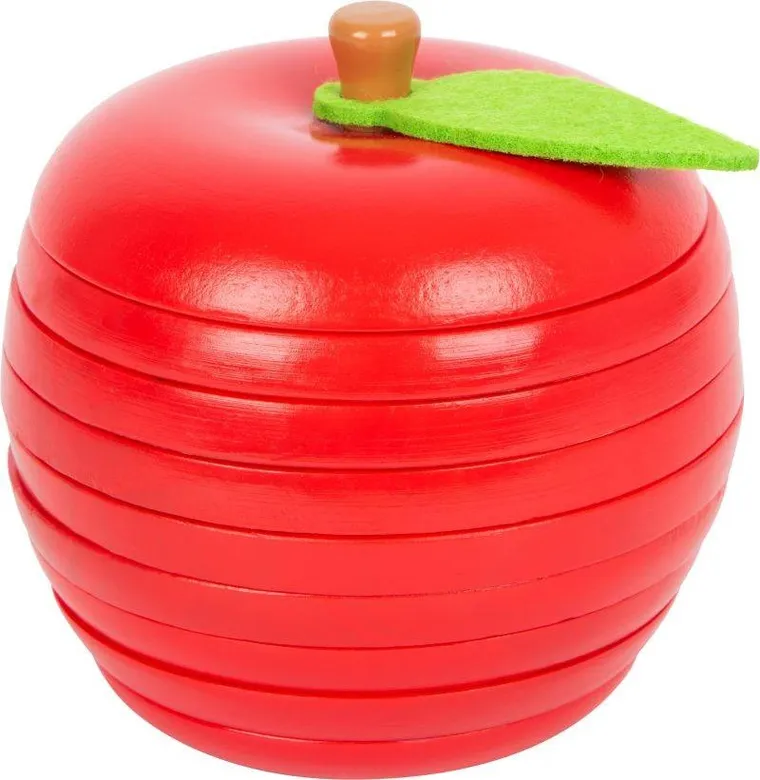 Small Foot, drewniana układanka, jabłuszko