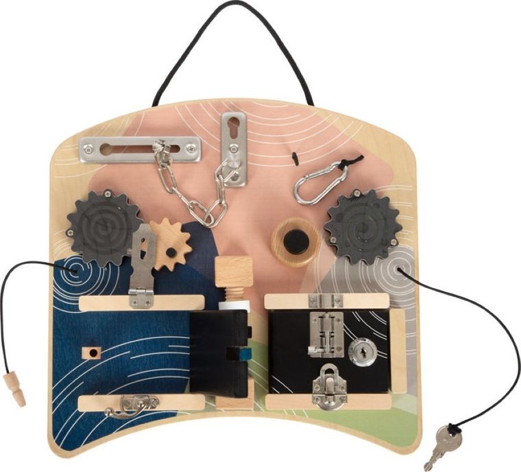 Small Foot, tablica aktywności ruchowej, zamki