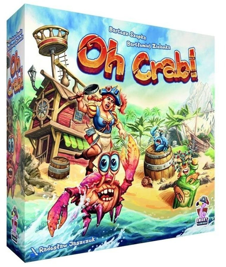 Smart Flamingo, Oh Crab! wersja angielska, gra familijna