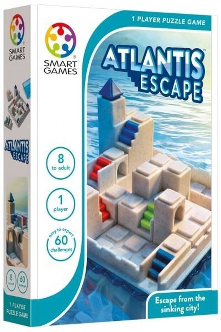 Smart Games, Atlantis Escape, wersja angielska, gra logiczna