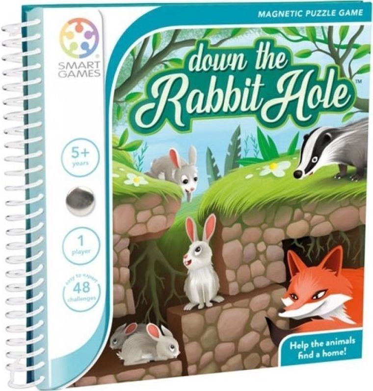 Smart Games, Down the Rabbit Hole, wersja angielska, gra logiczna