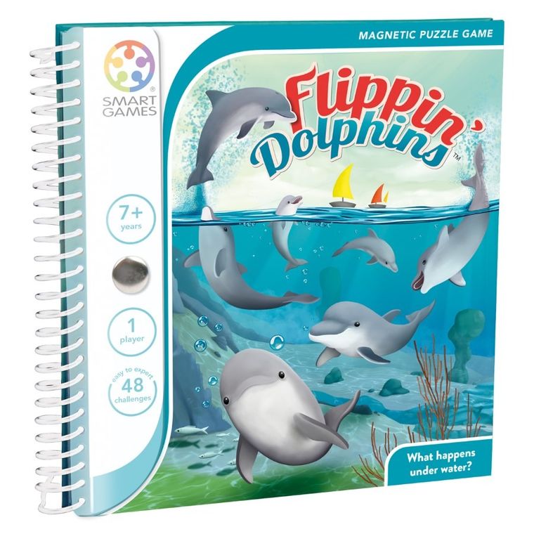 Smart Games, Flippin' Dolphins, wersja angielska, gra logiczna