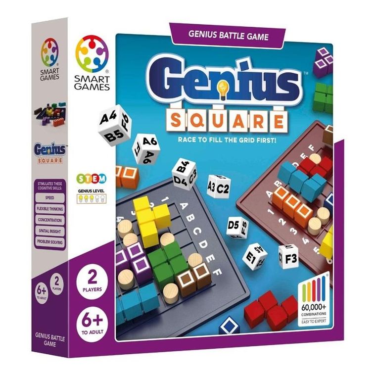 Smart Games, Genius Square, wersja angielska, gra logiczna