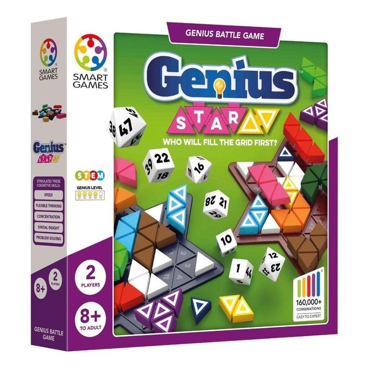 Smart Games, Genius Star, wersja angielska, gra logiczna