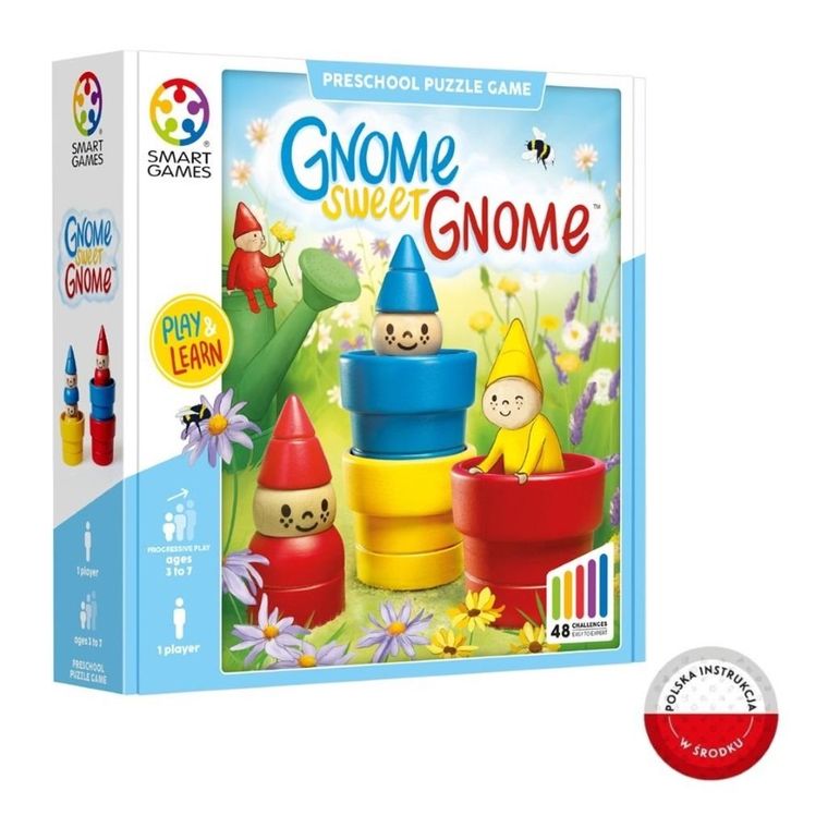 Smart Games, Gnome Sweet Gnome, wersja angielska, gra logiczna