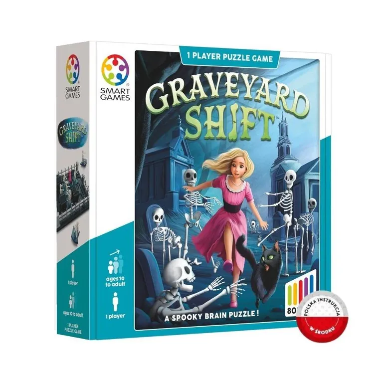 Smart Games, Graveyard Shift, wersja angielska, gra logiczna