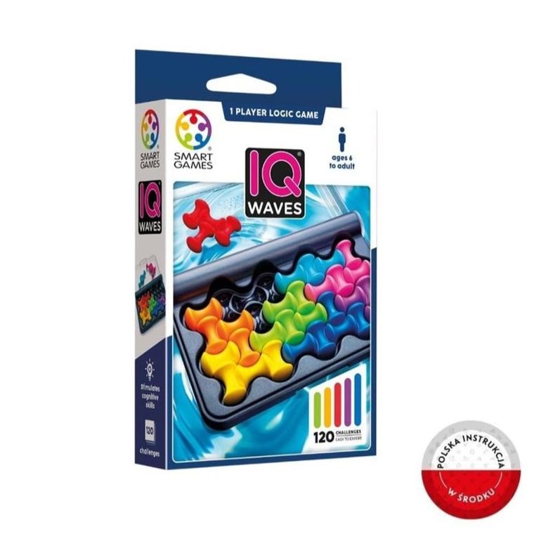 Smart Games, IQ Waves, wersja angielska, gra logiczna