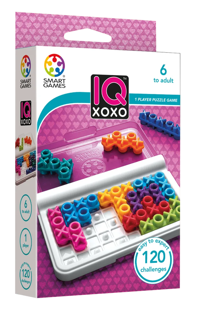 Smart Games, IQ XOXO, wersja angielska, gra logiczna