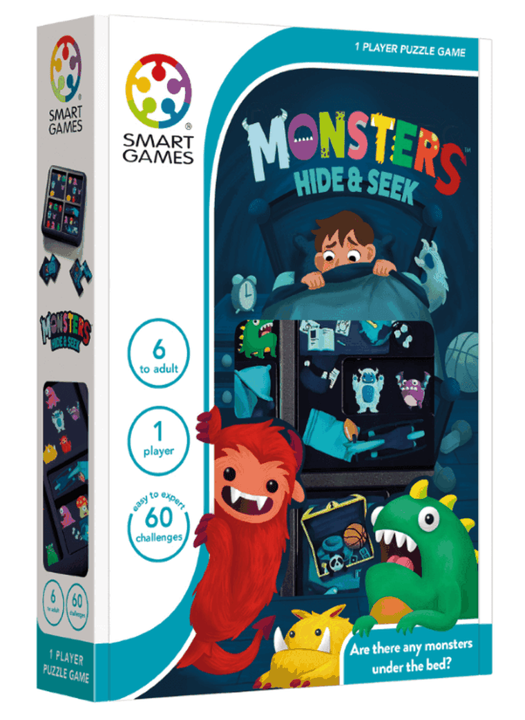 Smart Games, Monsters Hide & Seek, wersja angielska, gra logiczna
