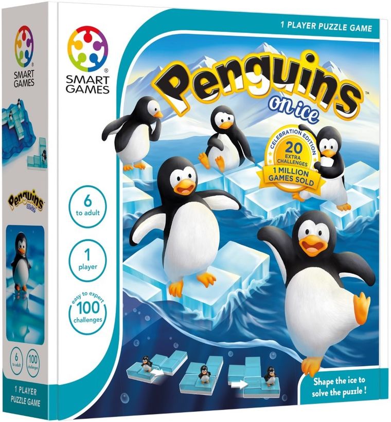 Smart Games, Penguins On Ice, wersja angielska, gra logiczna