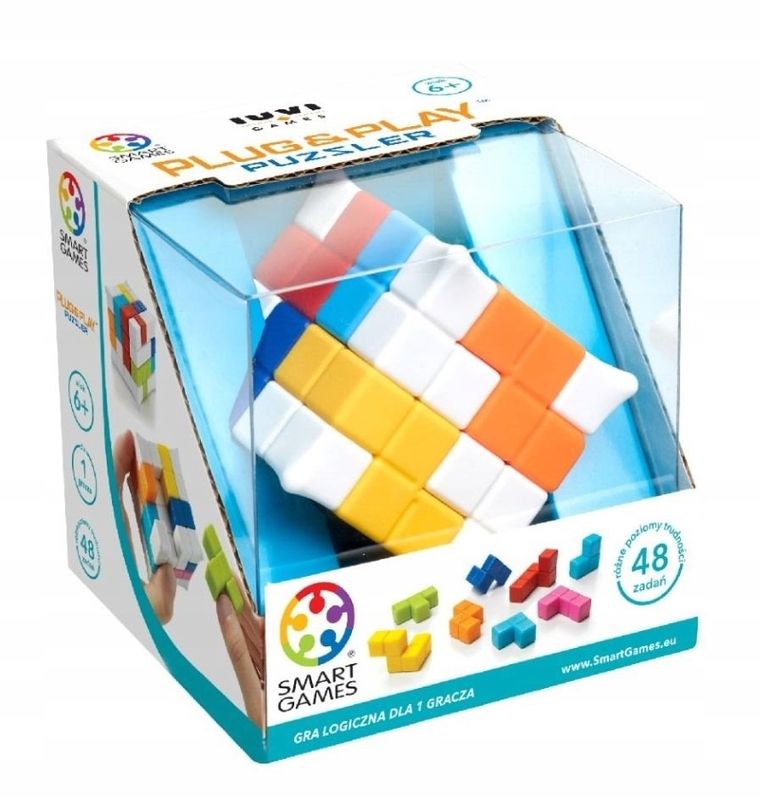 Smart Games, Plug & Play Puzzler, gift box, gra logiczna