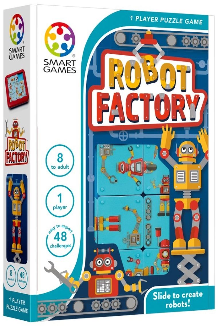 Smart Games, Robot Factory, wersja angielska, gra logiczna