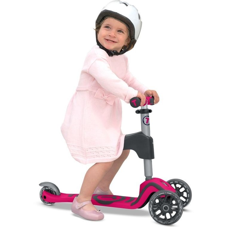 Smart Trike, Scooter T1, hulajnoga, różowa