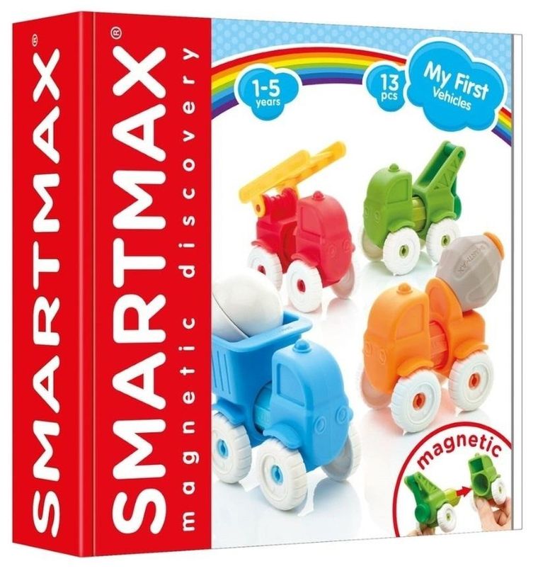 SmartMax, My First Vehicles, klocki magnetyczne, 13 elementów