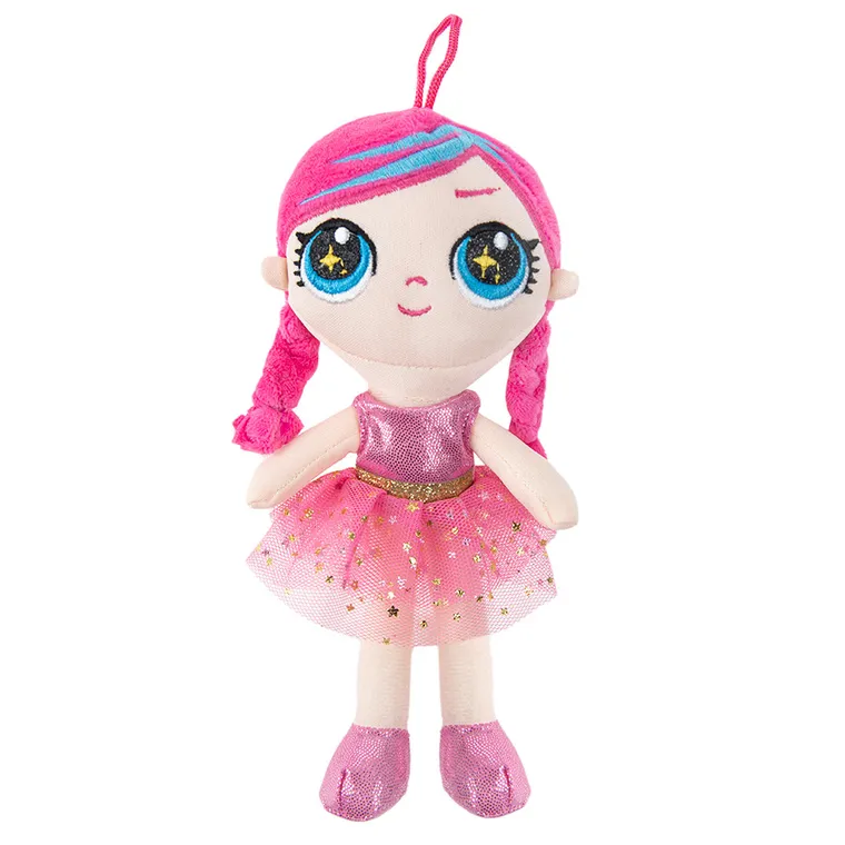 Smiki, Baletnica, szmaciana lalka, różowe włosy