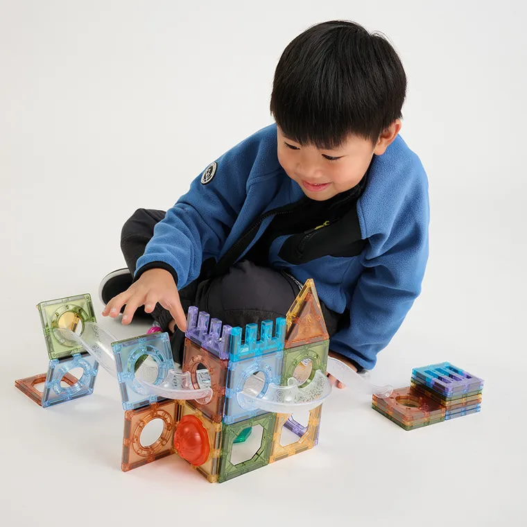 Smiki, Bloxnetic, podświetlane klocki magnetyczne, 85 elementów