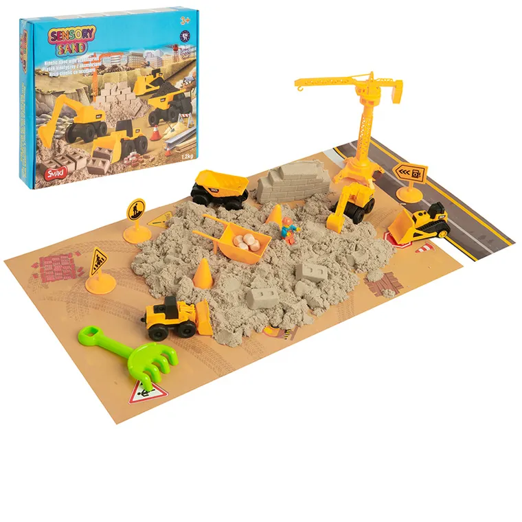 Smiki, Budowa, piasek sensoryczny, masa plastyczna