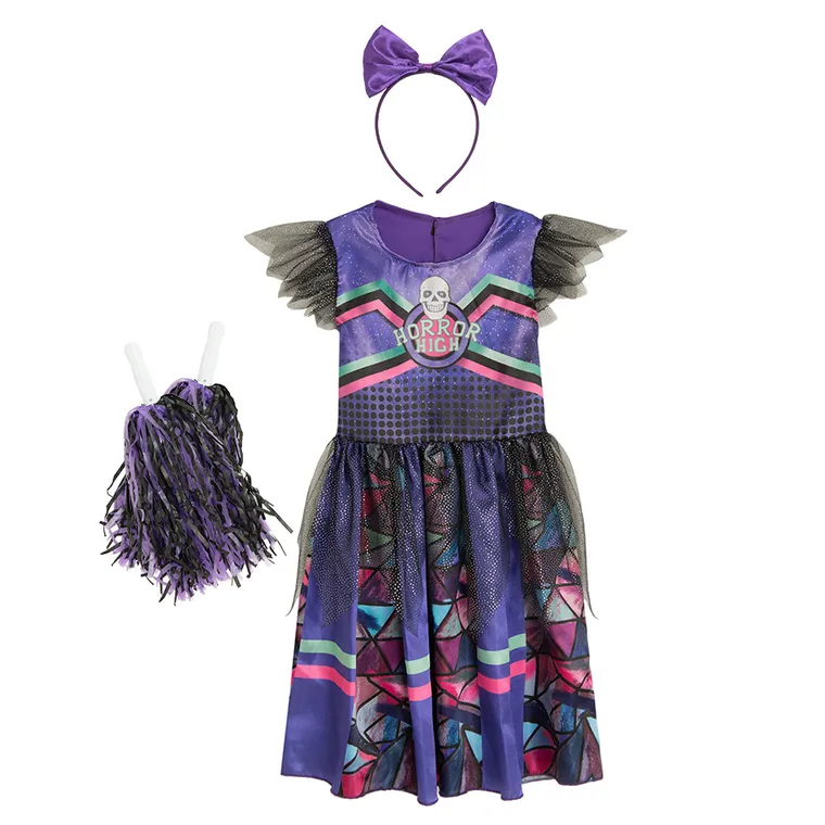 Smiki, Cheerleaderka, sukienka z opaską, strój dla dzieci, 5-6 lat