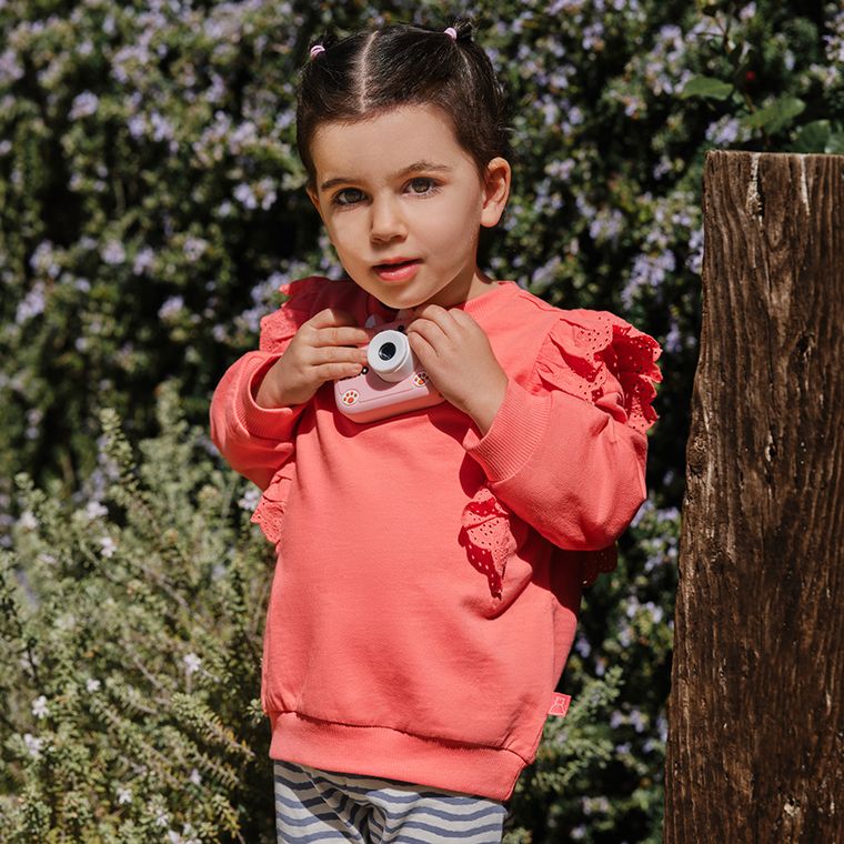 Smiki, Cute Kitty, aparat fotograficzny, różowy