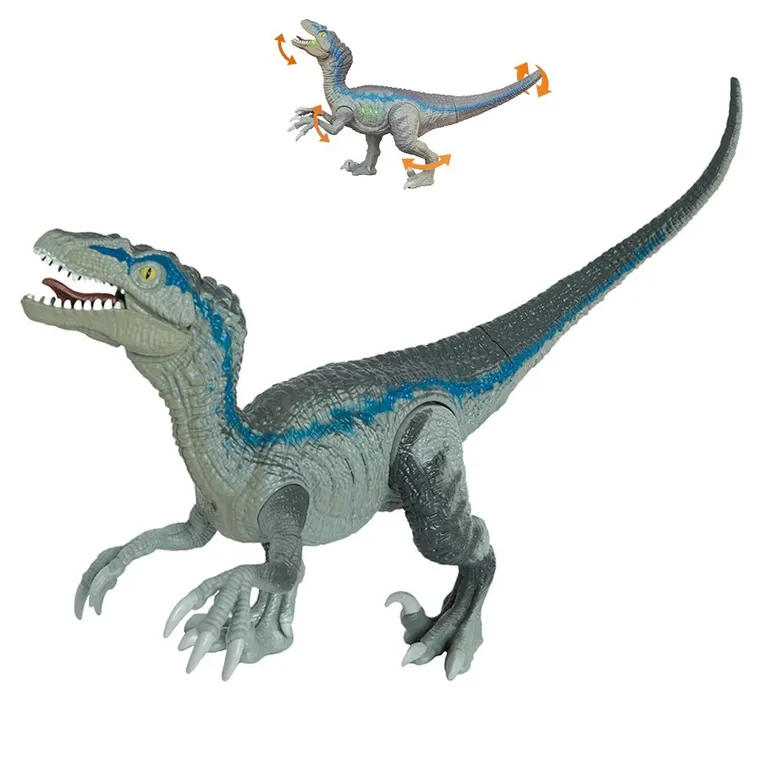 Smiki, Dino Planet, Dinozaur Velociraptor, figurka, światło i dźwięk