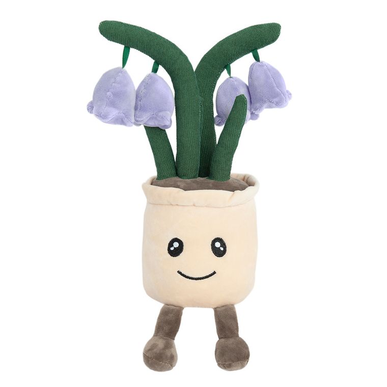 Smiki, Dzwoneczek, pluszowa roślina w doniczce
