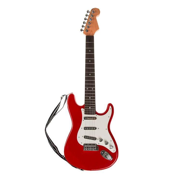 Smiki, gitara elektryczna, czerwona, 70 cm