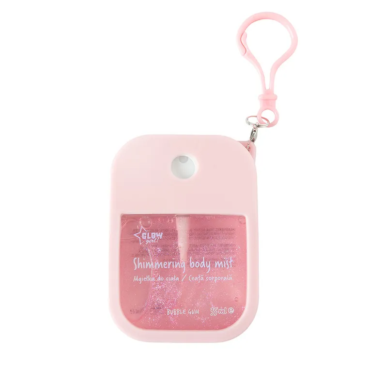 Smiki, Glow Girl, błyszcząca mgiełka do ciała, guma balonowa