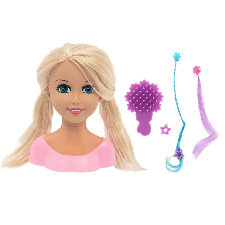 Smiki, głowa do stylizacji z akcesoriami