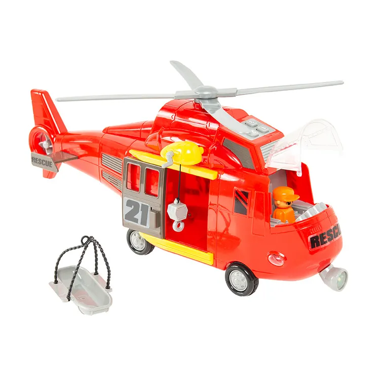 Smiki, helikopter ratunkowy, pojazd z dzwiękiem i światłem