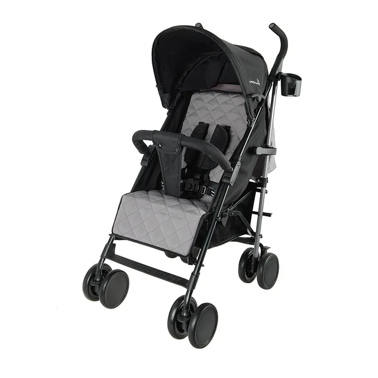 Smiki, Hurricane, wózek spacerowy, szaro-czarny