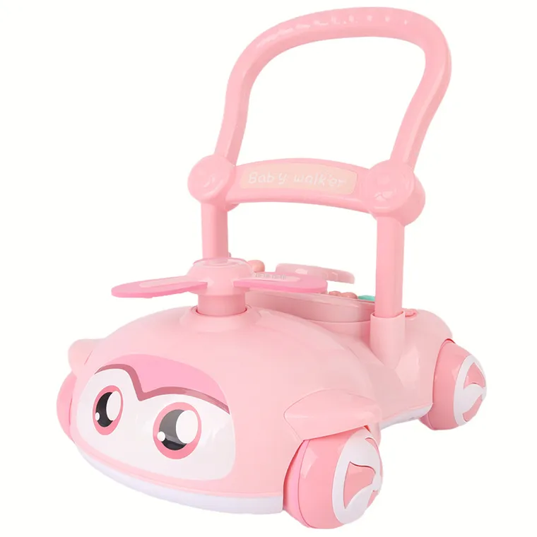 Smiki, Interactive Baby Walker, chodzik, samolocik, różowy