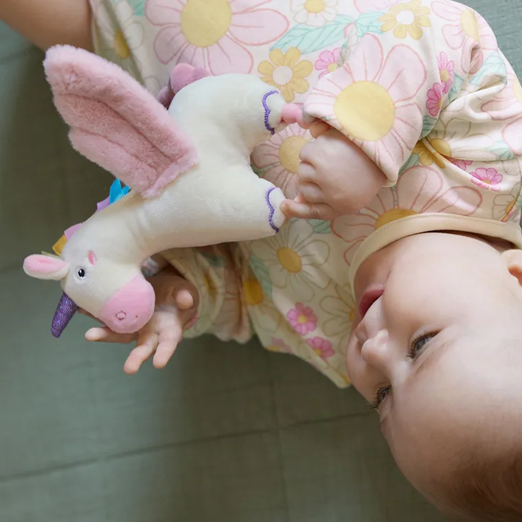 Smiki, Jednorożec, grzechotka sensoryczna, 14 cm