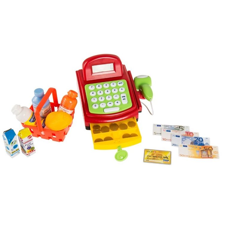 Smiki, kasa sklepowa z akcesoriami, zestaw do zabawy