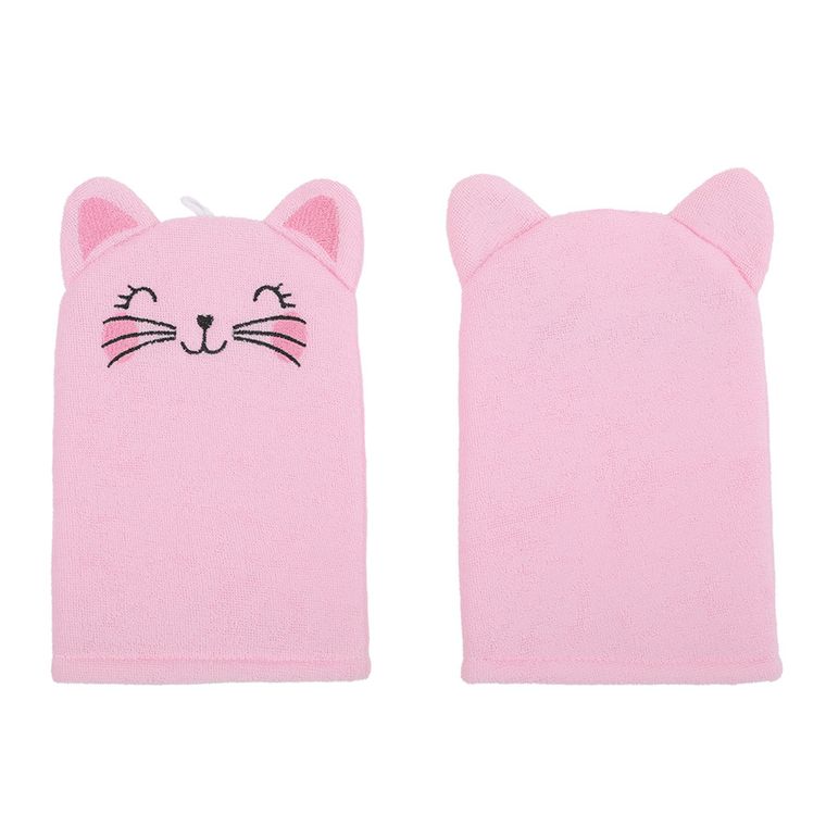 Smiki, Kot, myjka do ciała, różowa