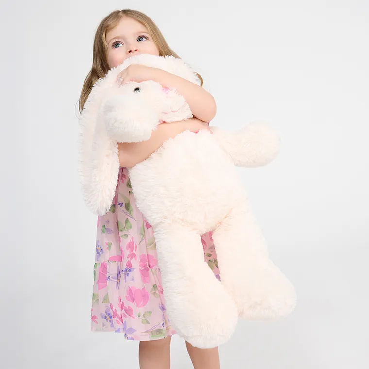 Smiki, Królik, maskotka, kremowa, 40 cm