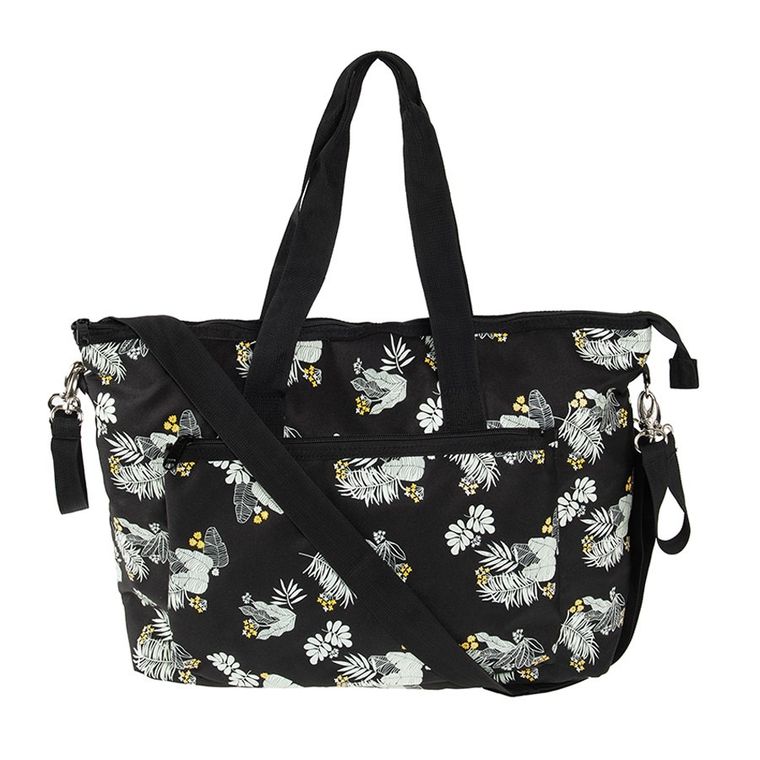 Smiki, Kwiaty, torba do wózka, czarna