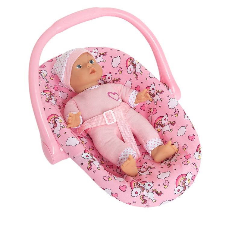 Smiki, lalka bobas w foteliku, jednorożce