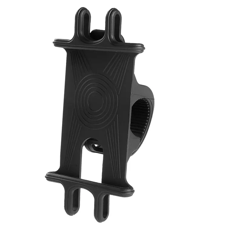 Smiki, Little Adventurer, silikonowy uchwyt na telefon, czarny